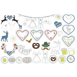 Stickserie - Bayrisches